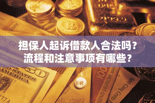 北京担保人起诉借款人合法吗？流程和注意事项有哪些？
