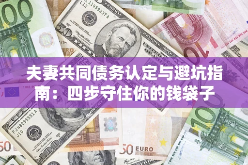 北京夫妻共同债务认定与避坑指南：四步守住你的钱袋子