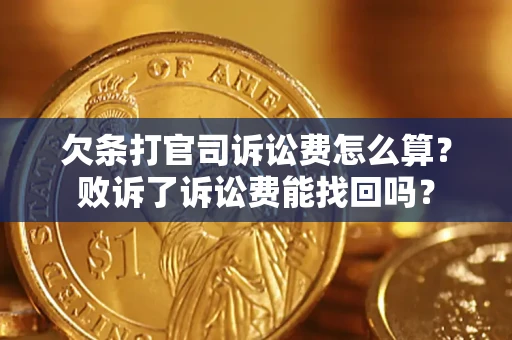 北京欠条打官司诉讼费怎么算？败诉了诉讼费能找回吗？