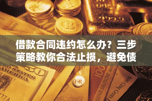 北京借款合同违约怎么办？三步策略教你合法止损，避免债务危机升级