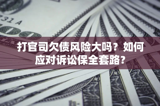 北京打官司欠债风险大吗？如何应对诉讼保全套路？